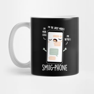 Smug Phone Funny Cellphone Puns Mug